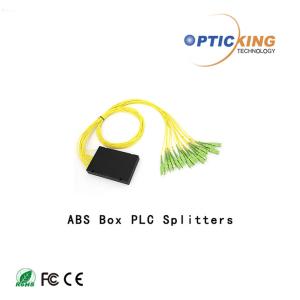 China Customized ABS Box Plc Splitter 1x4 1x8 Fiber Optic Splitter wholesale