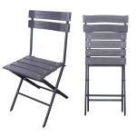 None Logo Outdoor Garden Patio Party Banquet Events Folding Portable Wood Grain