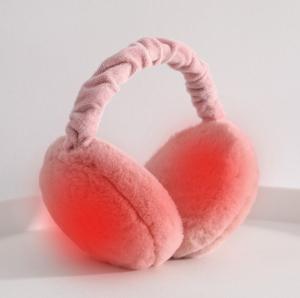 China Foldable Rechargeable Heated Ear Warmers 65Degrees Temperature wholesale