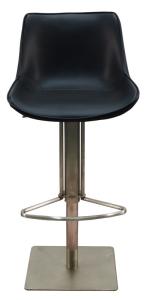 China Soft Cushion 78cm Stainless Steel Swivel Bar Stools wholesale