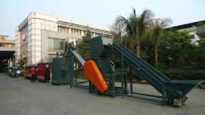 China PET Bottles Plastic Washing Recycling Machine Blue Machine Color Big Capacity wholesale