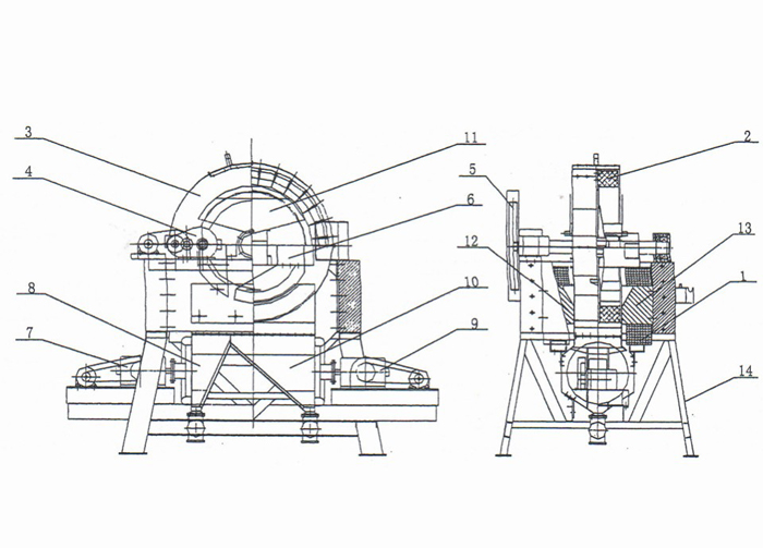 5000 KG Glass Grade Silica Sand Processing Machine with WHIMS Wet Magnetic Separator