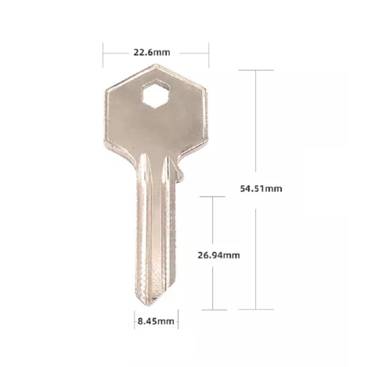 Multi Colors Titanium Alloy Magnetic Metal Door Key for Supplies Brass Blank Door Lock