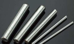 China Industrial DIN975 All Threaded Rod Fasteners , Fully Threaded Tension Rod Carbon Steel wholesale