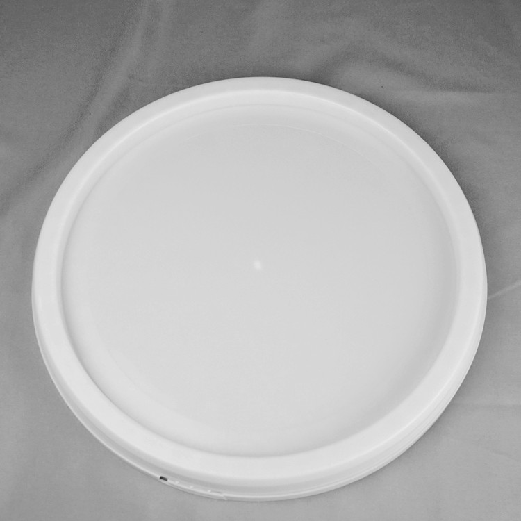 6 Gallon 25L White Large Round Plastic Buckets Leak Proof For Paint
