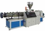 SJZ Conical Twin Screw Extrusion Machine / Pvc Pipe Extrusion Line
