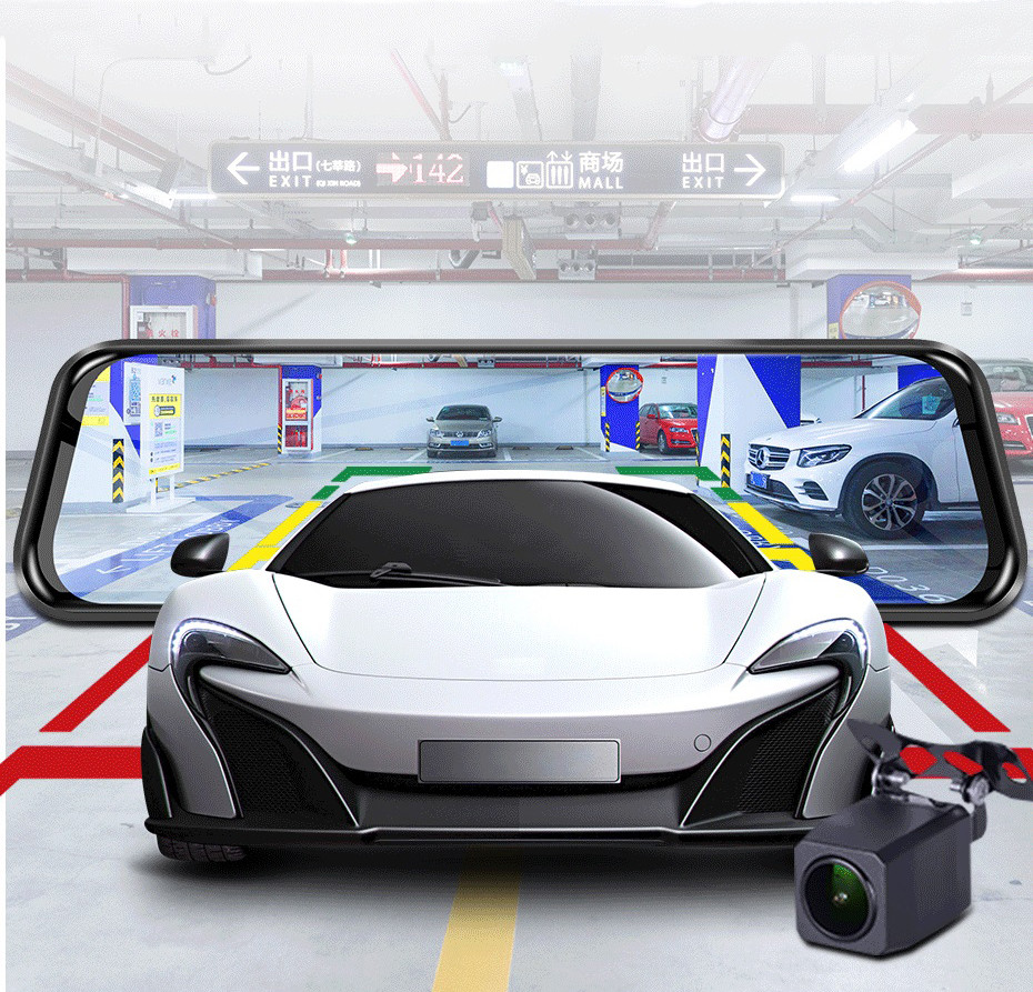 4G ADAS Android GPS Navigation Vehicle Car Camcorder FHD 1080p DVR 12inch