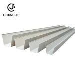 Roofing Building Material Pvc Roof Rainwater Gutter Synthetic Plastic Rain