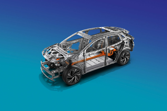 2024 5 Seater Volkswagen EV Cars ID4 CROZZ Pro SUV