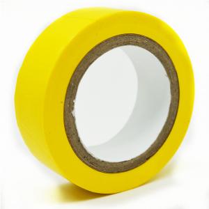 China Waterproof Insulation PVC Tape 25mm Yellow Flame Resistant wholesale