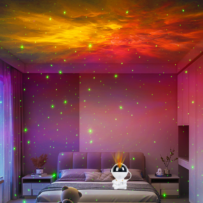 Rotatable Multiscene Space Light Projector , Child Birthday Skylight Room Projector
