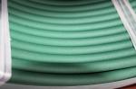 Green 85A rough Polyurethane Round Belt Packing Machine