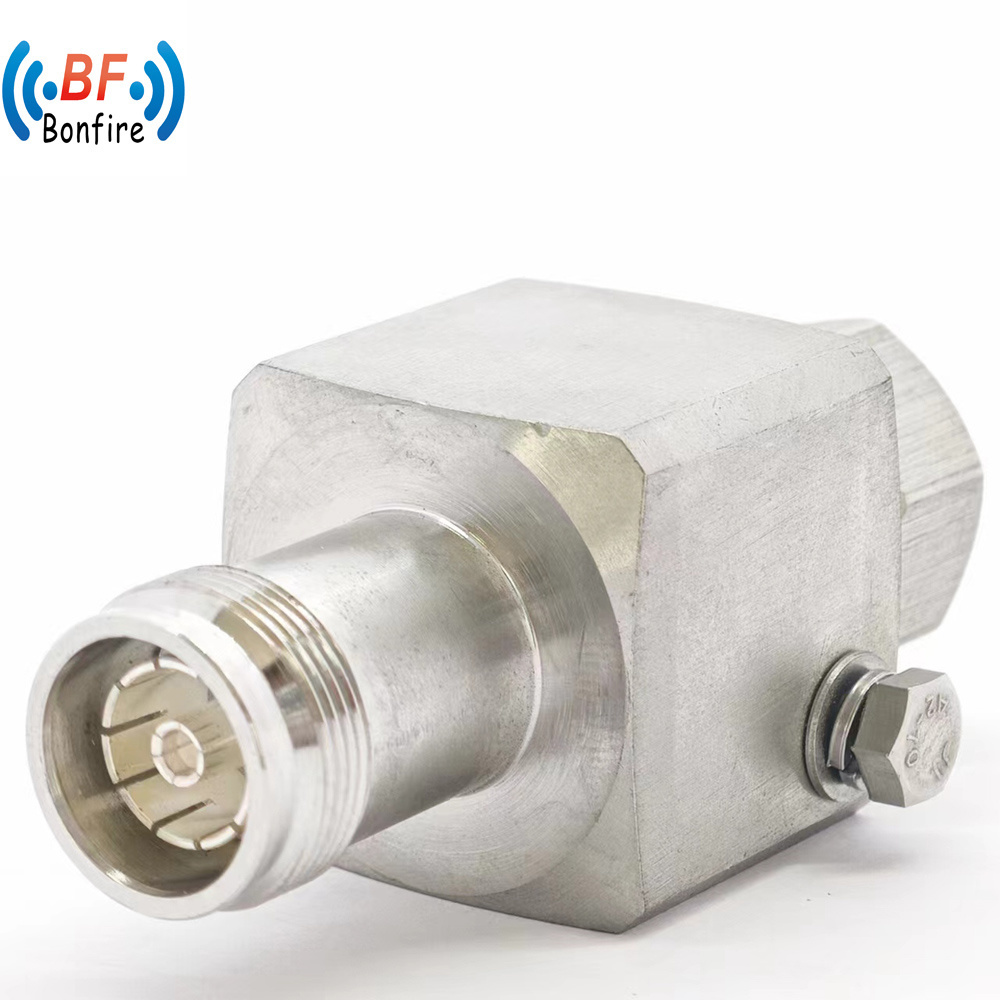 N to SMA Lightning Surge Protector 3GHz N Jack Bulkhead to Female RF SMA Connector Coaxial RF Connector Lightning Arrester
