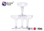 Recycled Plastic Champagne Glasses