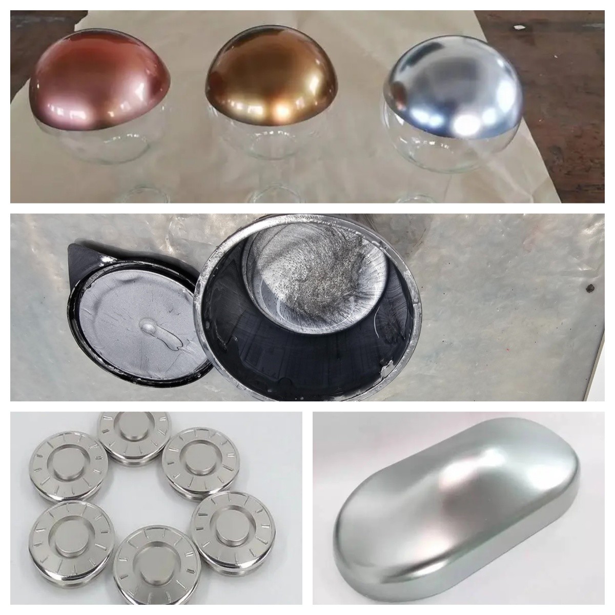 Good silver arrangement Electroplated effect/Mirro Effect Solid Resin Good gloss