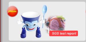 China Personalized SGS PP Plastic Ice Cream Bowls Anti Corrosion wholesale