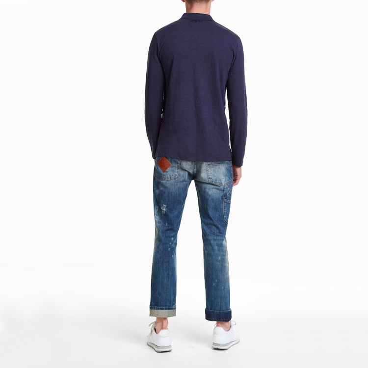 OEM Polo Long Sleeve T Shirts Casual Clothing For Mens Quick Dry