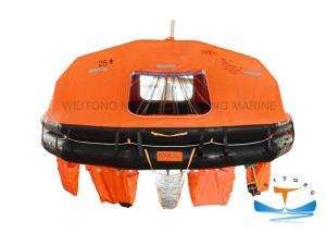 China ABS Approved Life Raft Davit Launch , 15 Person Raft 36m Max Stowage Height wholesale