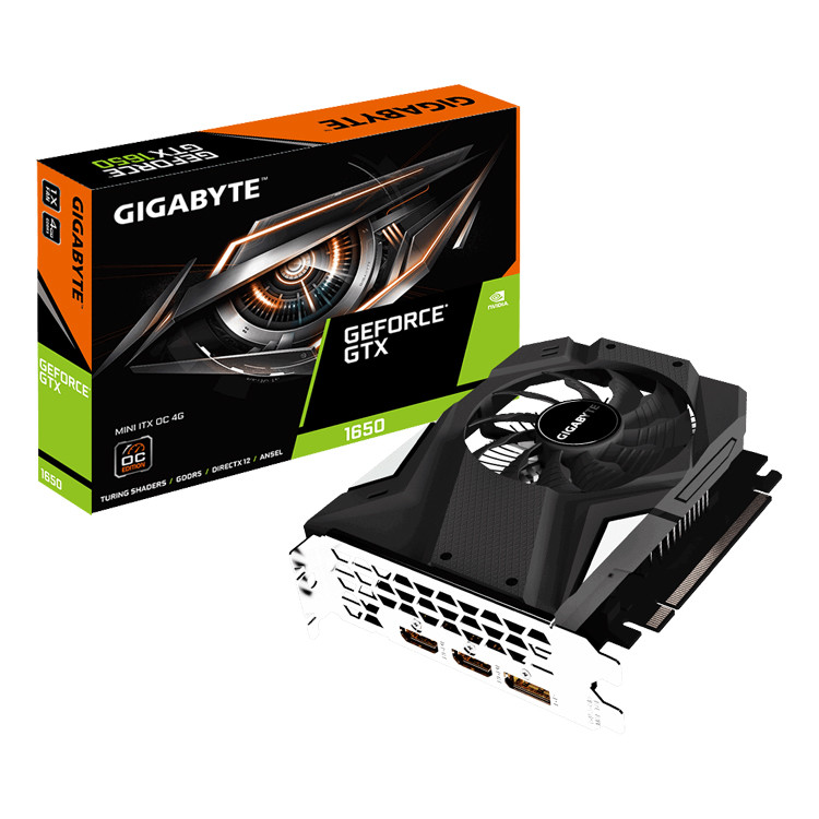 GIGABYTE NVIDIA GeForce GTX1650 Gaming Graphics Card MINI ITX OC 4G