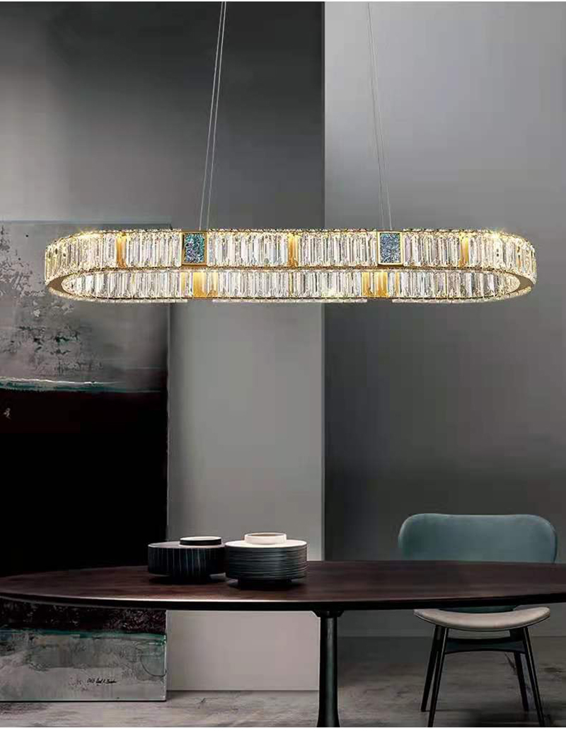 Led Crystal Chandelier For Living Room Creative Design round crystal chandelier(WH-CY-206)