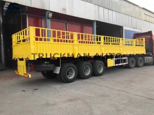 China Truckman Brand Cargo Semi Trailer , Semi Tractor Trailer With Linglong 315/80r22.5 Tire wholesale