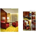 Classical Style Ebony Wooden Finished Hotel Bedroom Furniture With Modern Twin -