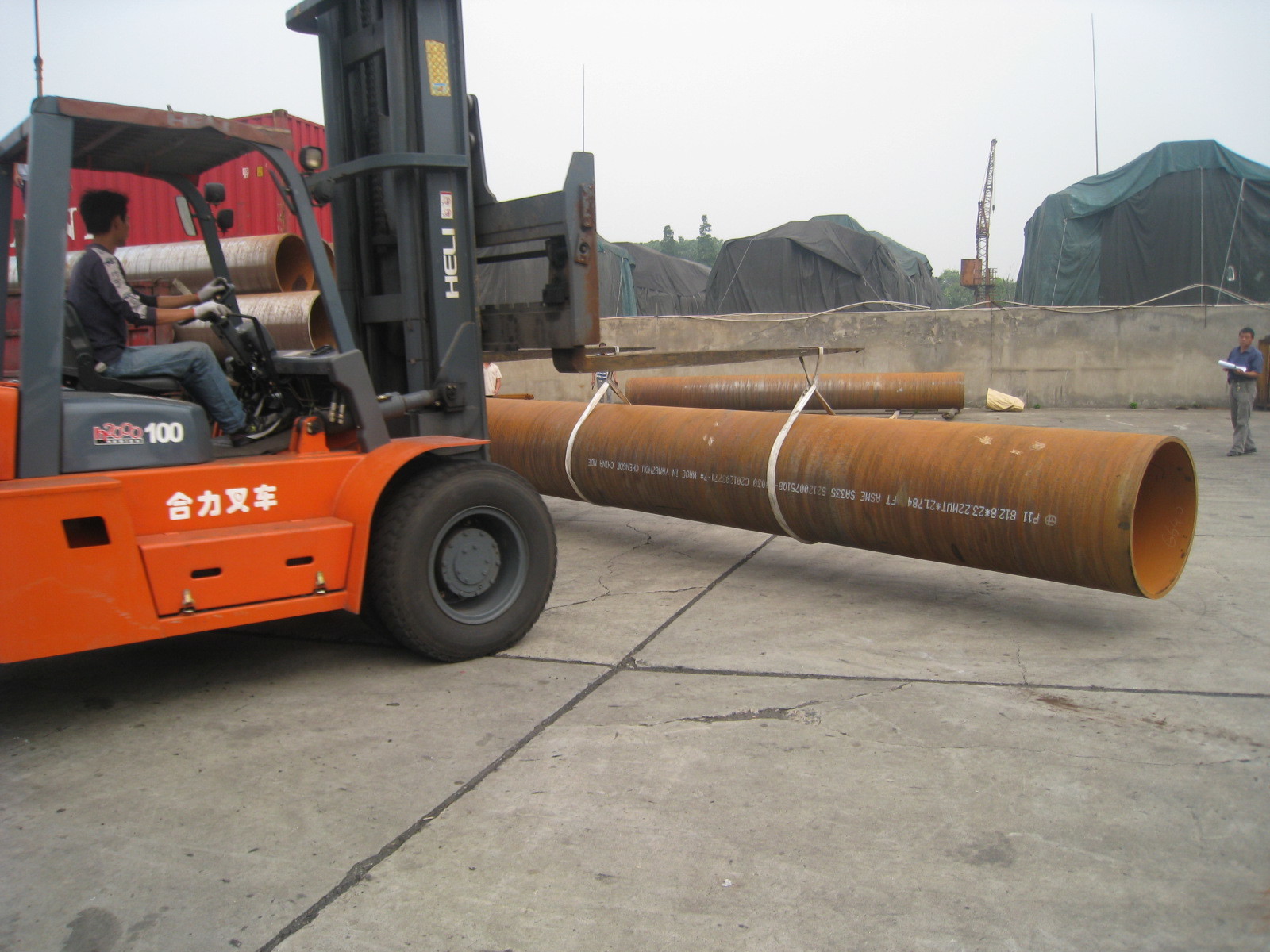Gas Delivery Seamless Carbon Steel Pipe Large OD / Heavy Wall Thickness