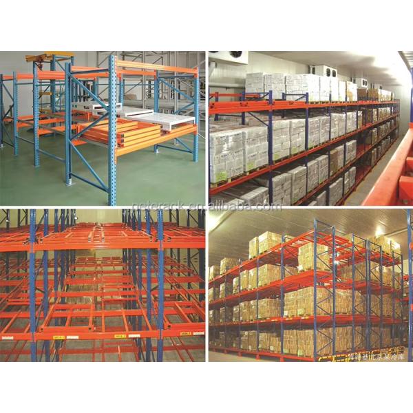 Peterack Heavy-Duty Push Back Racking System for Warehouse Storage