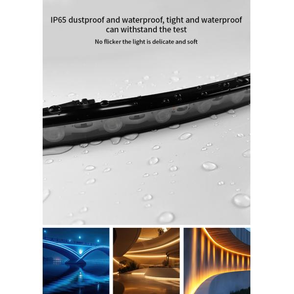 Top And Side Bend Flexible LED Neon Strip Lights 24V Silicone Flex LED Wall Washer IP65