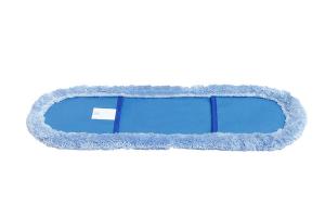 China Blue 24 Inch Microfiber Dry Dust Mop Replacement Sleeve wholesale