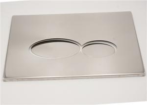 China Stainless Steel Toilet Water Tank Cover , Durable Toilet Flush Button wholesale