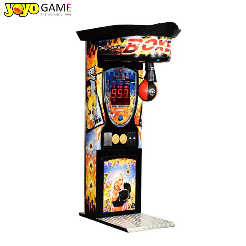 Latest Model Coin Operated Electronic Sport Punch&Kick Boxing Arcade Game Machine Price