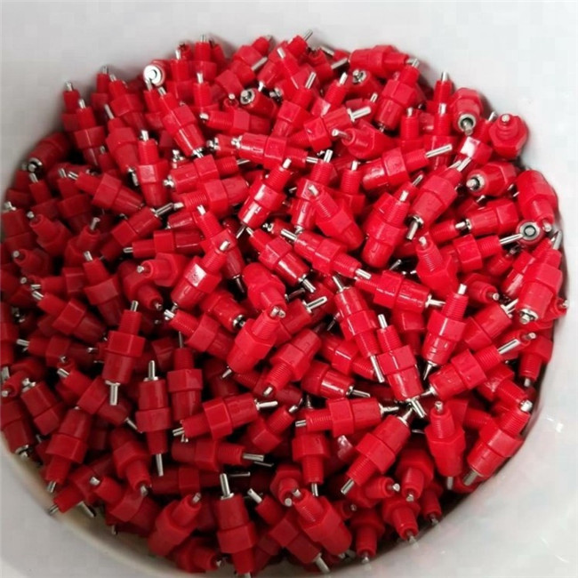 Plastic 9g Water Nipple Drinker Chicken Feeder Ball Quail 8mm