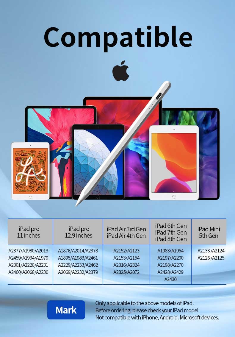 FCC IPad Writing Tool 14cm Stylus Digital Pen For IPad Drawing Writing