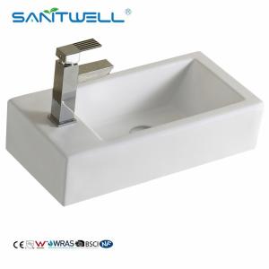 China AB8399A Modern Simple Ceramics Lavabo Above Counter Basin Bathroom Wash Hand Basin hot sale for project favorable price wholesale