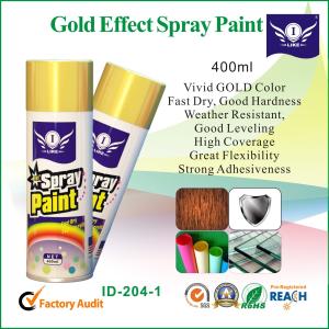China Gold Fast Drying Aerosol Spray Paints wholesale