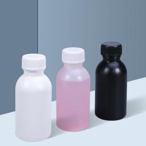 China Small Mouth Plastic HDPE High Density Polyethylene Bottles For Syrup Packaging wholesale