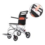 Aircraft Model Foldable Lightweight Manual Wheelchair Aluminum Steel Wheelchair