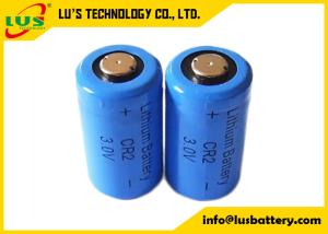 China Cylindrical CR2 Lithium Manganese Dioxide Battery 3V Non Rechargeable wholesale