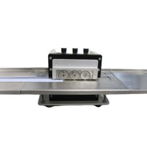 China FR1 LED Tube PCB Depanelizer Pizza Cutter 100mm Cutting Length wholesale