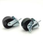 Hole Distance 29/29/36*15/45*25/55*28/55*28 PP Black Swivel Brake Caster