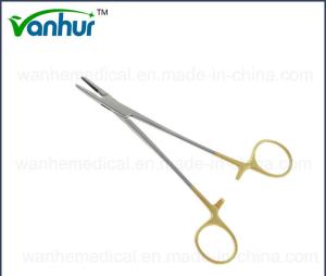 China Customized Urology Instruments Alloy Veneers Needle Holder Clamp 160mm 200mm wholesale