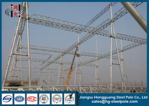 China 230KV Electrical Power Substation Steel Structures With Hot Dip Galvanization wholesale