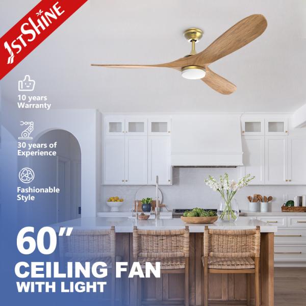Supplier Fan Ceiling 220v High Speed Black Modern Bldc Motor Wood Led Ceiling