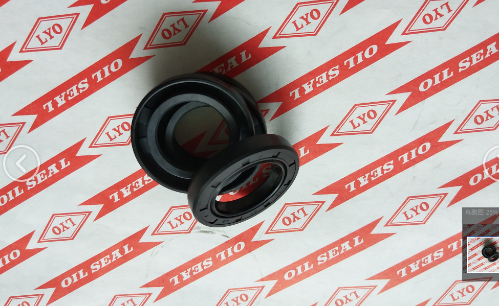 TC framework oil seal,model 27*42*7,NBR material,color is generally biack and brown.