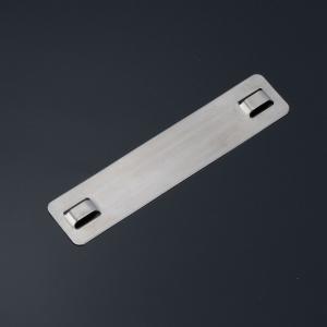China Engraved Stainless Steel Cable Marker Plate 85mmx20mm X0.5mm SS Cable Tags wholesale