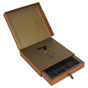 China Cardboard Chocolate Food Gift Box Packaging With Drawer FSC Approval wholesale