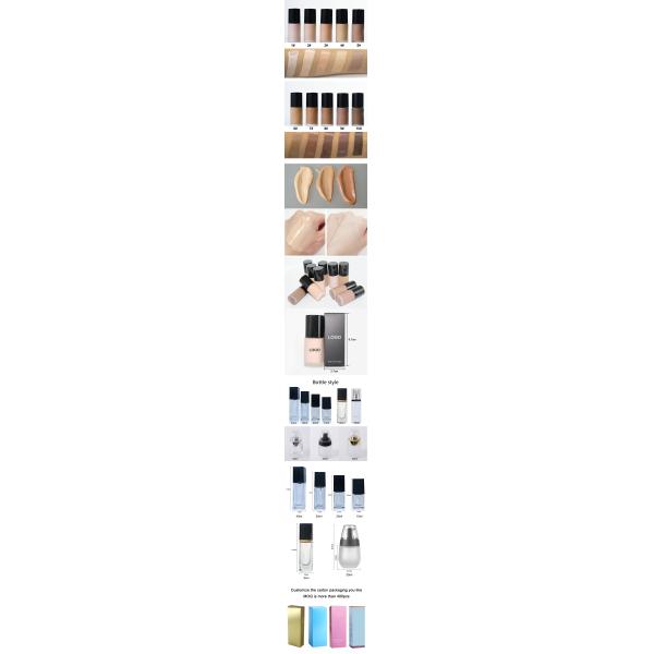 Wholesale Cosmetics Face Makeup Bases Foundation Private Label Waterproof Liquid Makeup Foundation
