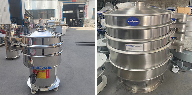 High Frequency Powder Sieving Machine Grading Equipment With Nylon Screen