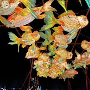 LED Lighting Vivid Silk Fish Lantern Tunnel Waterproof Customizable